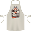 Plans In the Garage Carpentry DIY Tradesman Cotton Apron 100% Organic Natural