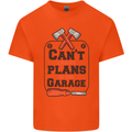 Plans In the Garage Carpentry DIY Tradesman Kids T-Shirt Childrens Orange