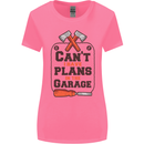 Plans In the Garage Carpentry DIY Tradesman Womens Wider Cut T-Shirt Azalea