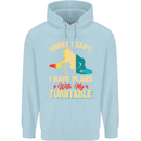 Plans With My Turntable DJ DJing Childrens Kids Hoodie Light Blue