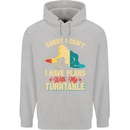 Plans With My Turntable DJ DJing Childrens Kids Hoodie Sports Grey