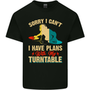 Plans With My Turntable DJ DJing Kids T-Shirt Childrens Black