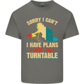 Plans With My Turntable DJ DJing Kids T-Shirt Childrens Charcoal