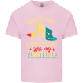 Plans With My Turntable DJ DJing Kids T-Shirt Childrens Light Pink