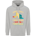 Plans With My Turntable DJ DJing Mens 80% Cotton Hoodie Sports Grey