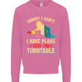 Plans With My Turntable DJ DJing Mens Sweatshirt Jumper Azalea