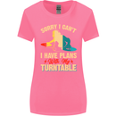 Plans With My Turntable DJ DJing Womens Wider Cut T-Shirt Azalea