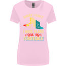 Plans With My Turntable DJ DJing Womens Wider Cut T-Shirt Light Pink