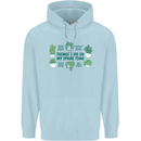 Plants Things I Do in My Spare Time Childrens Kids Hoodie Light Blue
