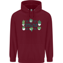 Plants Things I Do in My Spare Time Childrens Kids Hoodie Maroon
