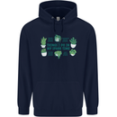 Plants Things I Do in My Spare Time Childrens Kids Hoodie Navy Blue