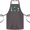 Plants Things I Do in My Spare Time Cotton Apron 100% Organic Dark Grey