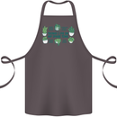 Plants Things I Do in My Spare Time Cotton Apron 100% Organic Dark Grey