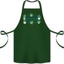 Plants Things I Do in My Spare Time Cotton Apron 100% Organic Forest Green