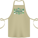 Plants Things I Do in My Spare Time Cotton Apron 100% Organic Khaki