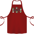 Plants Things I Do in My Spare Time Cotton Apron 100% Organic Maroon