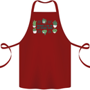 Plants Things I Do in My Spare Time Cotton Apron 100% Organic Maroon