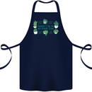 Plants Things I Do in My Spare Time Cotton Apron 100% Organic Navy Blue