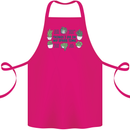 Plants Things I Do in My Spare Time Cotton Apron 100% Organic Pink