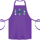 Plants Things I Do in My Spare Time Cotton Apron 100% Organic Purple