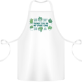 Plants Things I Do in My Spare Time Cotton Apron 100% Organic White
