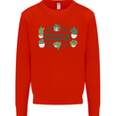 Plants Things I Do in My Spare Time Kids Sweatshirt Jumper Bright Red