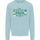 Plants Things I Do in My Spare Time Kids Sweatshirt Jumper Light Blue