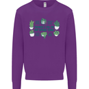 Plants Things I Do in My Spare Time Kids Sweatshirt Jumper Purple