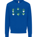 Plants Things I Do in My Spare Time Kids Sweatshirt Jumper Royal Blue
