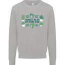 Plants Things I Do in My Spare Time Kids Sweatshirt Jumper Sports Grey