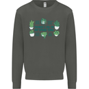 Plants Things I Do in My Spare Time Kids Sweatshirt Jumper Storm Grey