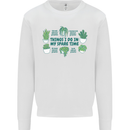 Plants Things I Do in My Spare Time Kids Sweatshirt Jumper White