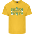 Plants Things I Do in My Spare Time Kids T-Shirt Childrens Yellow