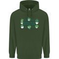 Plants Things I Do in My Spare Time Mens 80% Cotton Hoodie Forest Green