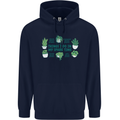 Plants Things I Do in My Spare Time Mens 80% Cotton Hoodie Navy Blue