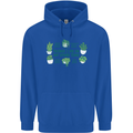 Plants Things I Do in My Spare Time Mens 80% Cotton Hoodie Royal Blue