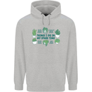 Plants Things I Do in My Spare Time Mens 80% Cotton Hoodie Sports Grey