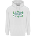 Plants Things I Do in My Spare Time Mens 80% Cotton Hoodie White