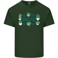 Plants Things I Do in My Spare Time Mens Cotton T-Shirt Tee Top Forest Green