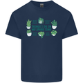 Plants Things I Do in My Spare Time Mens Cotton T-Shirt Tee Top Navy Blue