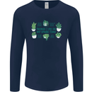 Plants Things I Do in My Spare Time Mens Long Sleeve T-Shirt Navy Blue