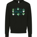 Plants Things I Do in My Spare Time Mens Sweatshirt Jumper Black
