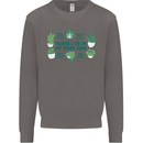 Plants Things I Do in My Spare Time Mens Sweatshirt Jumper Charcoal