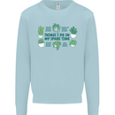 Plants Things I Do in My Spare Time Mens Sweatshirt Jumper Light Blue