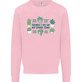 Plants Things I Do in My Spare Time Mens Sweatshirt Jumper Light Pink