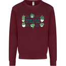 Plants Things I Do in My Spare Time Mens Sweatshirt Jumper Maroon
