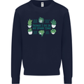 Plants Things I Do in My Spare Time Mens Sweatshirt Jumper Navy Blue