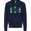 Plants Things I Do in My Spare Time Mens Sweatshirt Jumper Navy Blue