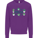Plants Things I Do in My Spare Time Mens Sweatshirt Jumper Purple
