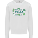 Plants Things I Do in My Spare Time Mens Sweatshirt Jumper White